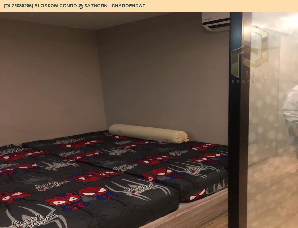 picture DL25080206 Condo for rent, Blossom Condo @ Sathorn - Charoenrat near BTS Surasak, ready to move in, call urgently 0656133286 LineID @655ebbvc - 7/10