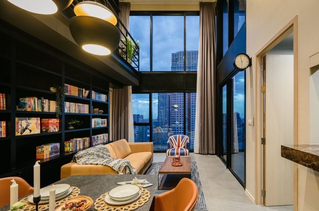 picture For rent The Lofts Silom 📣📣📣 Duplex 3 Bedrooms near Saint Louis station - 2/15