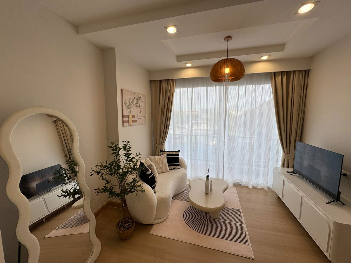 รูป Patio (พาทิโอ) บางแสน ชั้น3 ตึกA ชลบุรี---------ห้องมุม + ตกแต่งสวยมาก -------Tel 097-049-5874 (Line: @choncondo มี@ด้วย) - รูปที่ 2/18