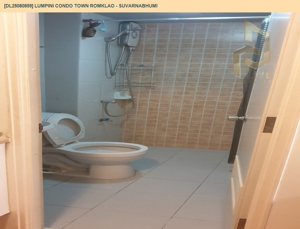 picture DL25080859 Condo for rent, Lumpini Condo Town Romklao - Suvarnabhumi near Airport Rail Link Lat Krabang, ready to move in, call urgently 0656133286 LineID @655ebbvc - 15/15