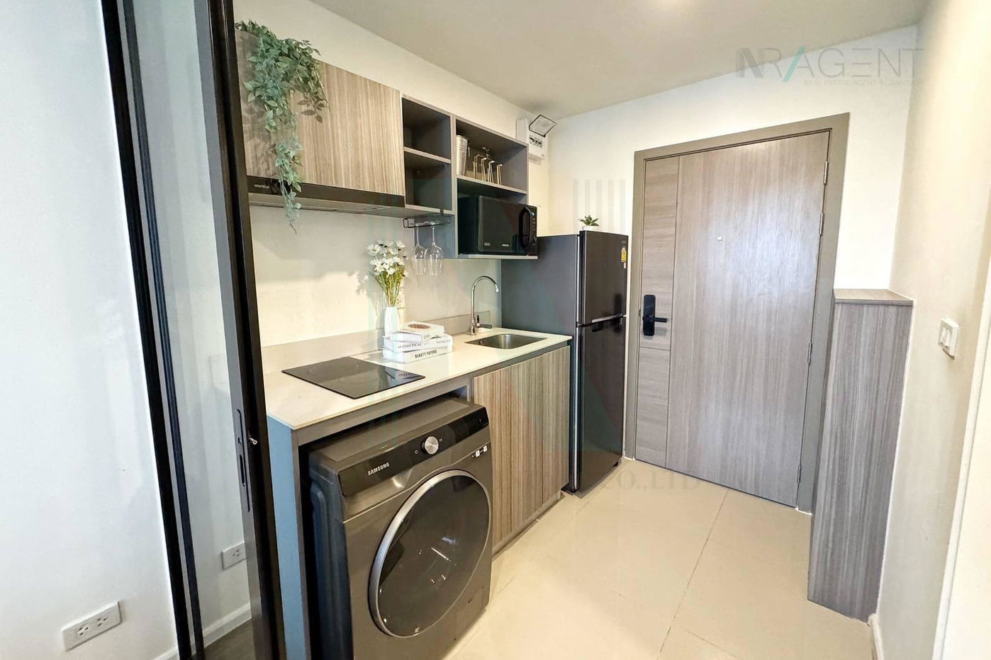 picture 📌 For Rent Condo THE ORIGIN RAMINTRA 83 STATION Building B, Floor 8,Studio, Room size 23 sqm - 6/8