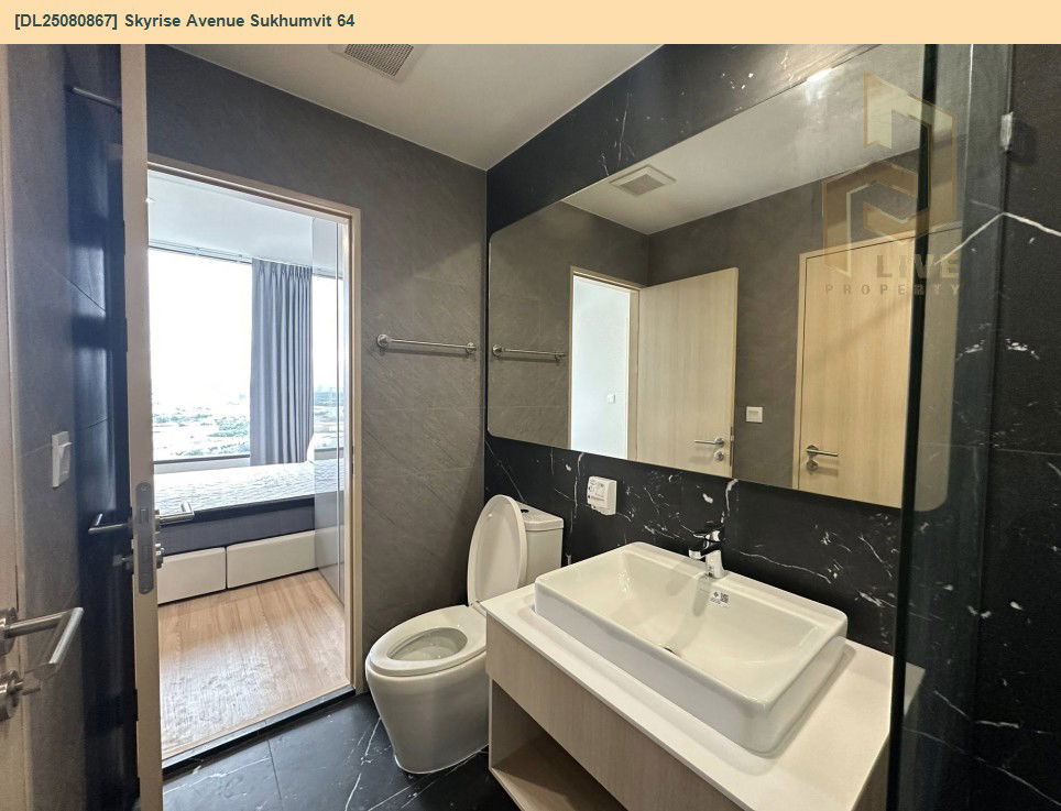 รูป DL25080867 ให้เช่าคอนโด สกายไรส์ อเวนิว สุขุมวิท 64 (Skyrise Avenue Sukhumvit 64) ใกล้ BTS ปุณณวิธี พร้อมเข้าอยู่ โทรด่วน 0638692663 LineID @534wlwof - รูปที่ 10/12