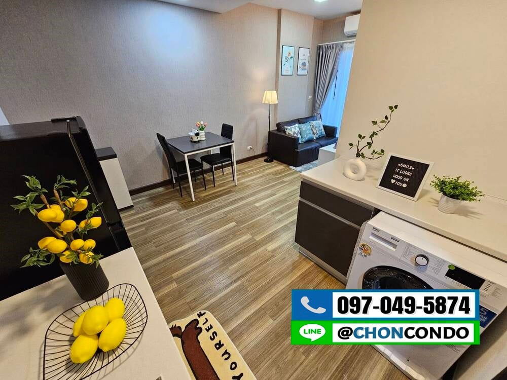 รูป Harmonest  บางแสน ชั้น4 ตึกC ---------ห้องสวย--------Tel 097-049-5874 (Line: @choncondo มี@ด้วย) - รูปที่ 17/22