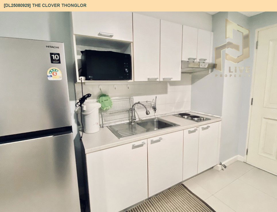 picture DL25080929 Condo for rent, The Clover Thonglor near BTS Thong Lo, ready to move in, call urgently 0656133286 LineID @655ebbvc - 11/12