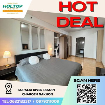 #Z2164💥300868🔥 Condo for rent: Supalai River Resort Charoen Nakhon