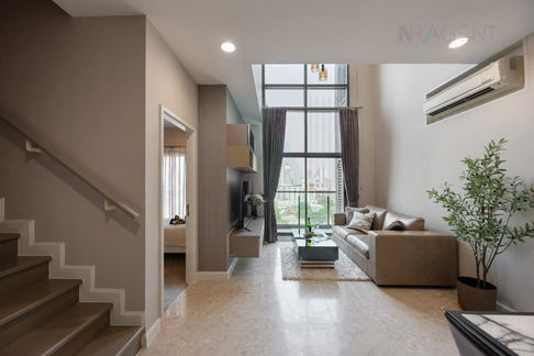 🔺 ขายคอนโด เดอะ เครสท์ สุขุมวิท 34 อาคาร 1 ชั้น 12 Duplex 2 ห้องนอน ขนาด 98 ตรม ใกล้ The Em District