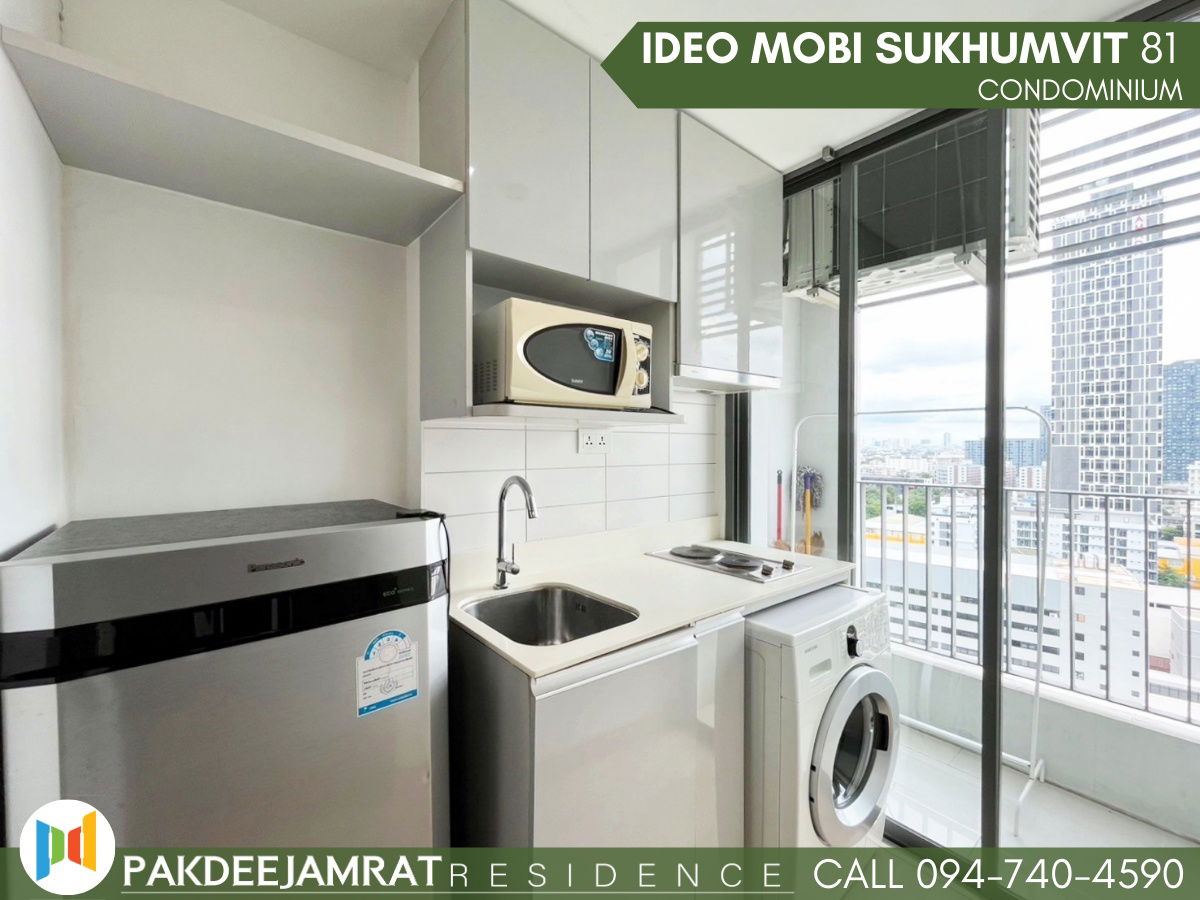 picture Rent Ideo Mobi Sukhumvi 81 1 bedroom 1 bathroom size 22 sq.m. 15,000 baht / month - 7/17