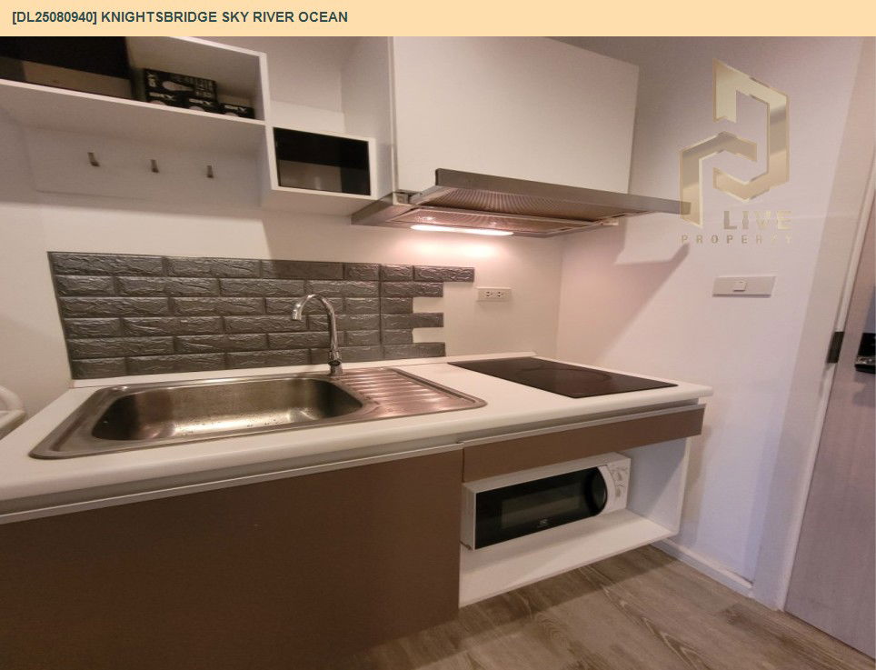 picture DL25080940 Condo for rent, KnightsBridge Sky River Ocean near BTS Pak Nam, ready to move in, call urgently 0656133286 LineID @655ebbvc - 8/10