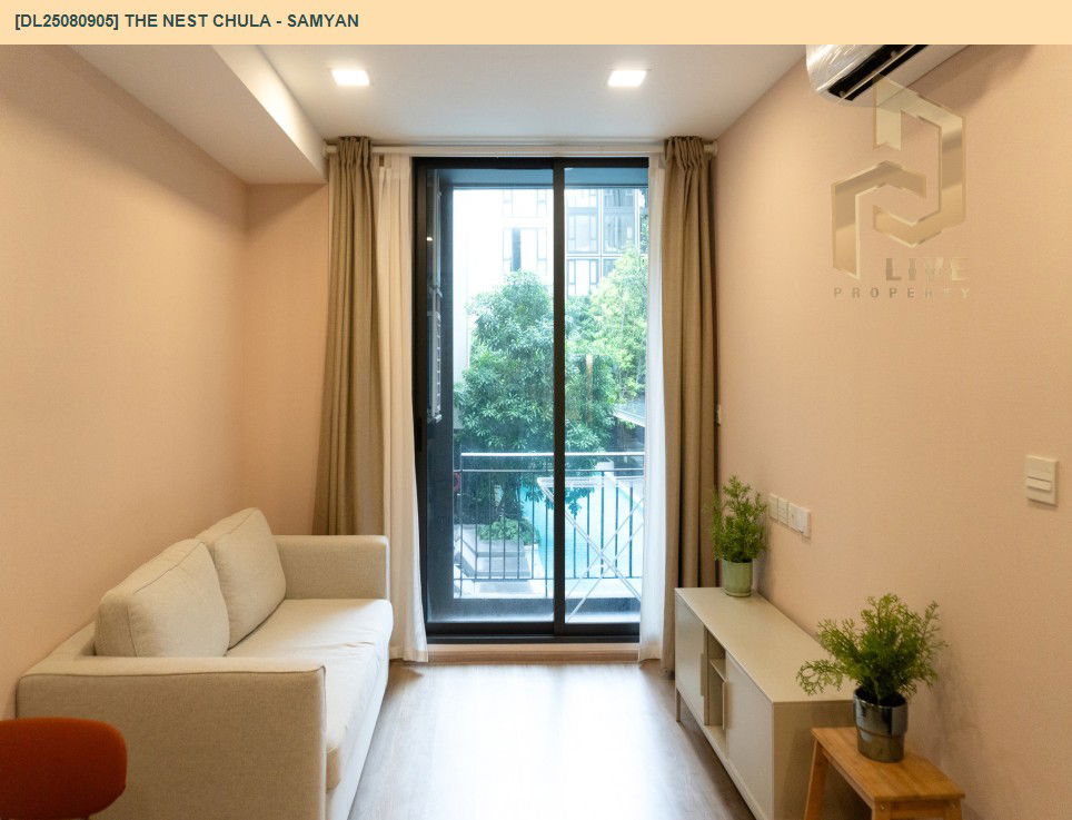picture DL25080905 Condo for rent, The Nest Chula - Samyan near MRT สามย่าน, ready to move in, call urgently 0656133286 LineID @655ebbvc - 2/12