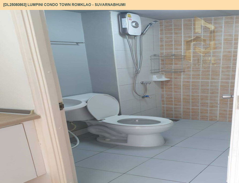 picture DL25080863 Condo for rent, Lumpini Condo Town Romklao - Suvarnabhumi near Airport Rail Link Lat Krabang, ready to move in, call urgently 0656133286 LineID @655ebbvc - 8/14