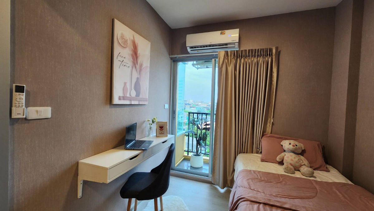 picture Sales Plum Condo Sukhumvit 62, Brand new room, ready to move-in, fully furnished, close to BTS and Express way - 5/14