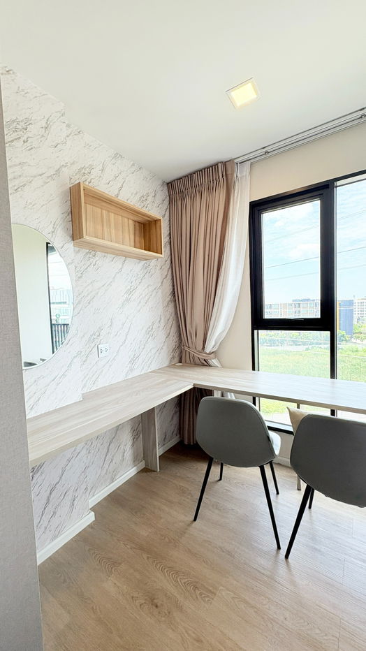 picture Condo for Rent Kave TU 🏢 Khlong Luang, Pathum Thani ✨ Free housekeeping every month 📩 Contact Line : looksoh.  (owner direct) - 3/9