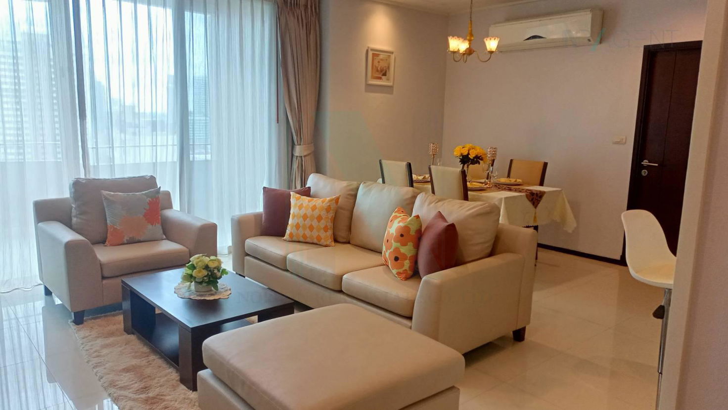 picture 📌 For Rent Condo PIYATHIP PLACE Building 1, Floor 18,2 bed room, Room size 173 sqm - 5/8