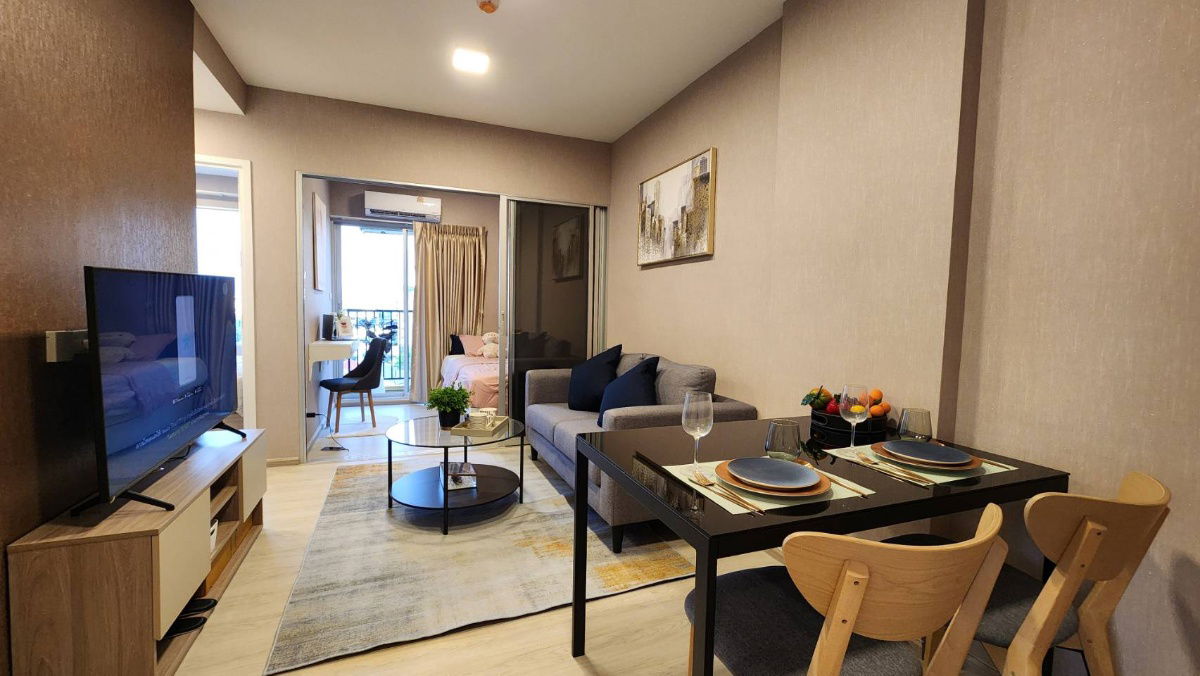 picture Sales Plum Condo Sukhumvit 62, Brand new room, ready to move-in, fully furnished, close to BTS and Express way - 1/14