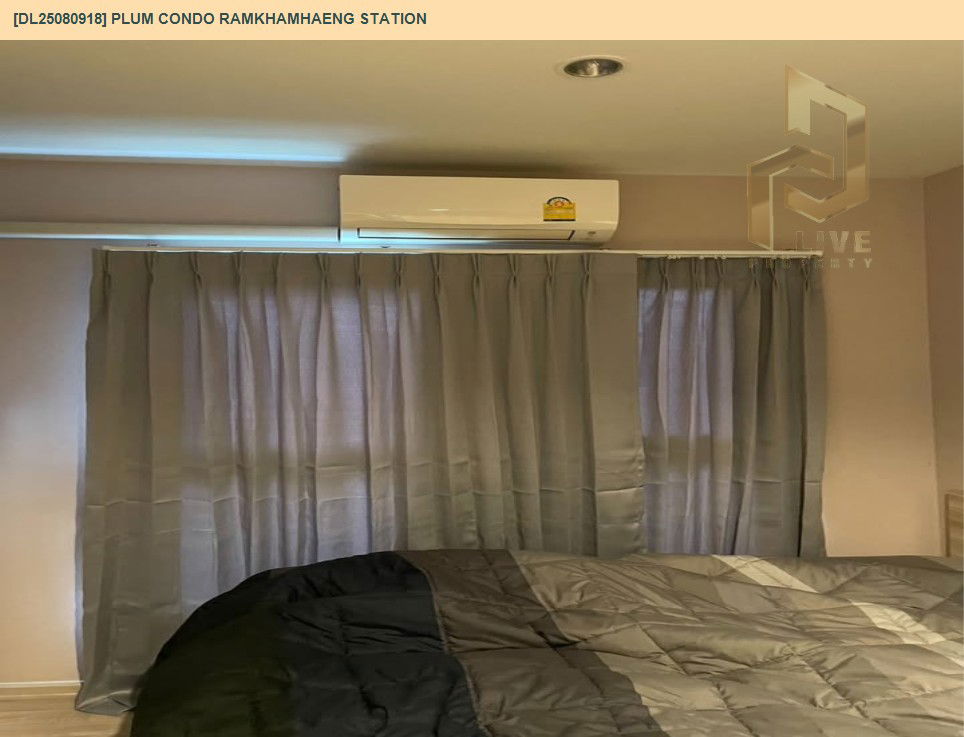 picture DL25080918 Condo for rent, Plum Condo Ramkhamhaeng Station near Airport Rail Link Ramkhamhaeng, ready to move in, call urgently 0656133286 LineID @655ebbvc - 7/7