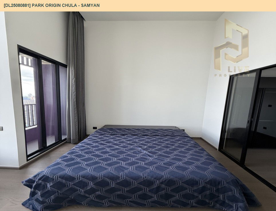 picture DL25080881 Condo for rent, PARK ORIGIN CHULA - SAMYAN near MRT หัวลำโพง, ready to move in, call urgently 0656133286 LineID @655ebbvc - 17/18