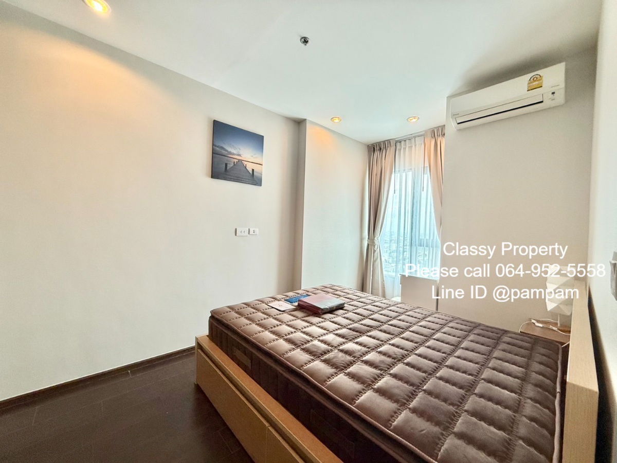 picture *** Condo for rent : C Ekkamai 1 Bedroom 2 Wardrobe  High floor Fully furnished No damage earthquake *** - 9/13