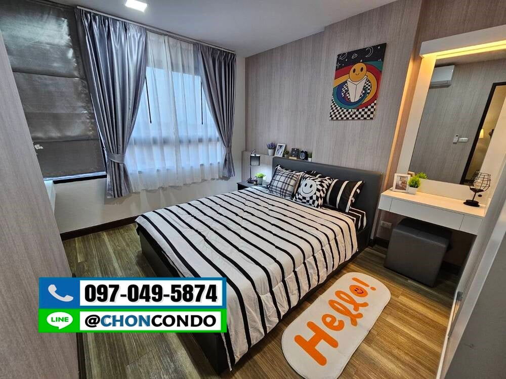 รูป Harmonest  บางแสน ชั้น4 ตึกC ---------ห้องสวย--------Tel 097-049-5874 (Line: @choncondo มี@ด้วย) - รูปที่ 13/22