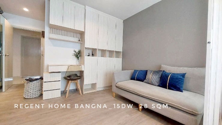 รูป For Rent-New room new project at Regent Home Bangna with pool and garden view near BTS Bangna only 5 mins walk - รูปที่ 2/5