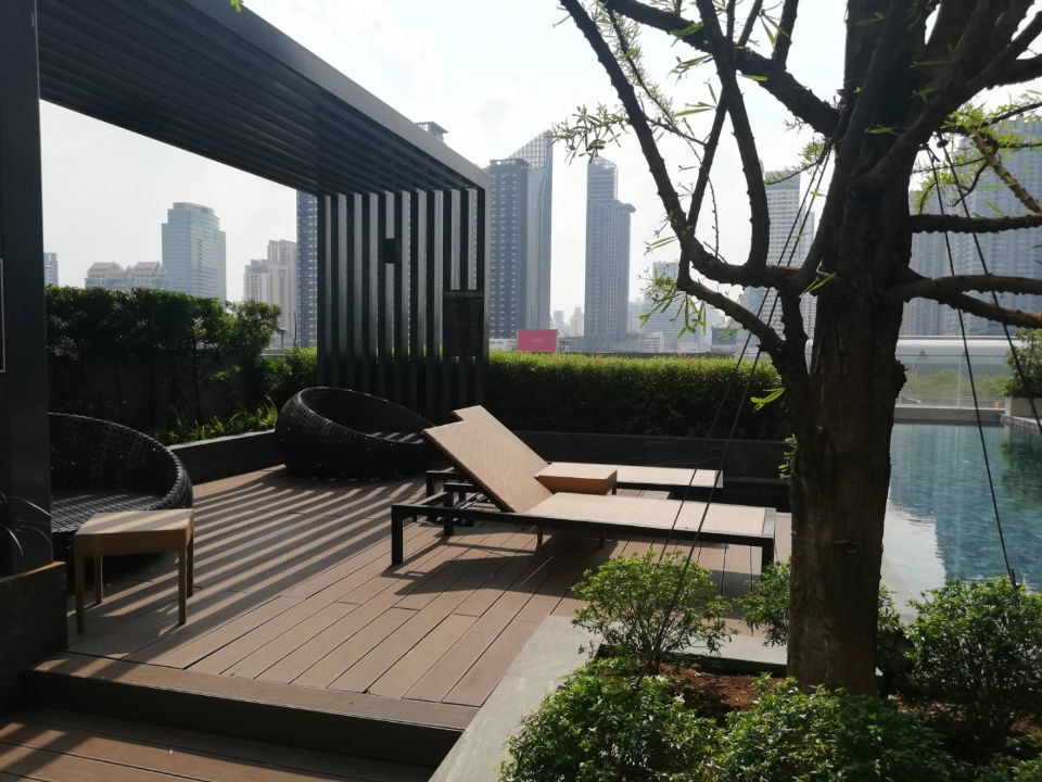 picture 🔥For rent, 1 bedroom, 40 sq m. Loft style condo (Duplex)🔥Chewathai Residence Asoke Condo _near MRT Rama 9_450 m. - 29/38