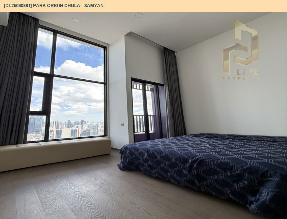 picture DL25080881 Condo for rent, PARK ORIGIN CHULA - SAMYAN near MRT หัวลำโพง, ready to move in, call urgently 0656133286 LineID @655ebbvc - 16/18