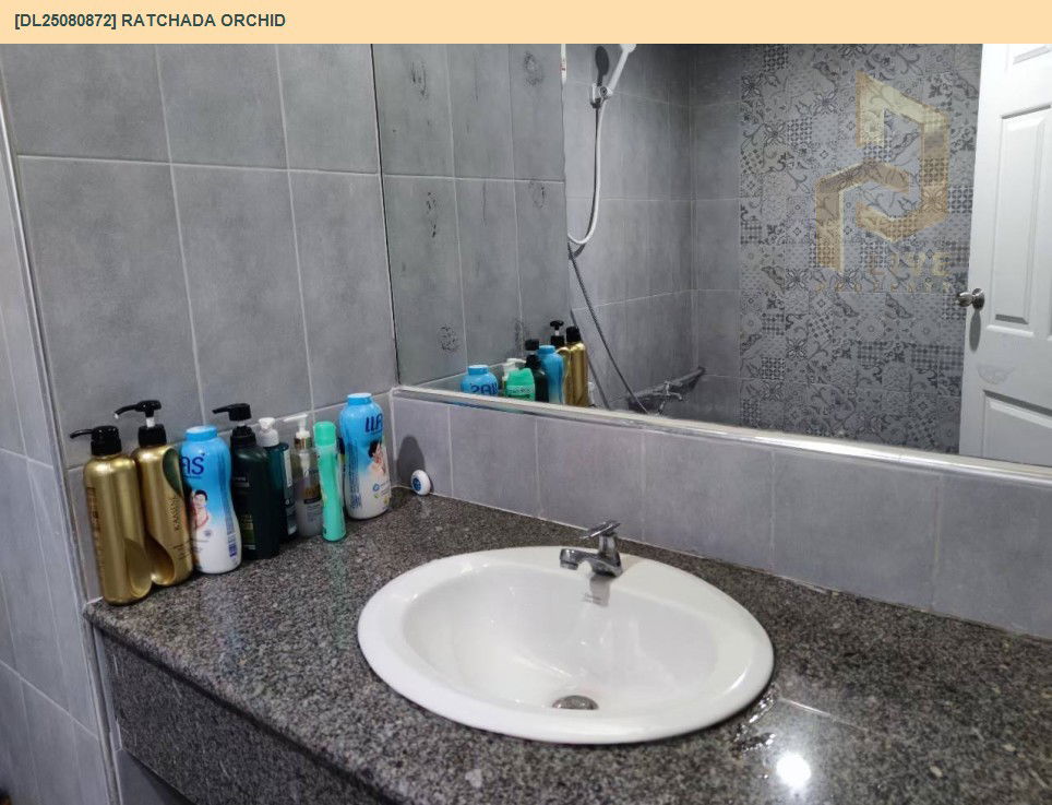 picture DL25080872 Condo for rent, Ratchada Orchid near MRT สุทธิสาร, ready to move in, call urgently 0656133286 LineID @655ebbvc - 6/6