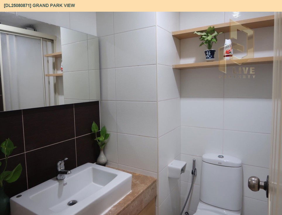 picture DL25080871 Condo for rent, Grand Park View near MRT เพชรบุรี, ready to move in, call urgently 0656133286 LineID @655ebbvc - 7/12