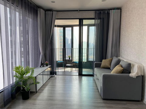 For Rent Condo IDEO MOBI ASOKE Building 1, Floor 25,2 bed room, Room size 56.00 sqm