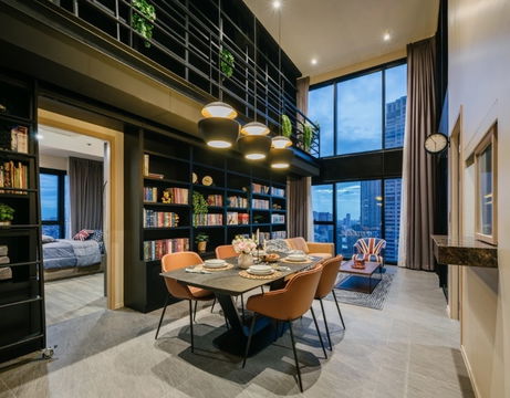 For rent The Lofts Silom 📣📣📣 Duplex 3 Bedrooms near Saint Louis station