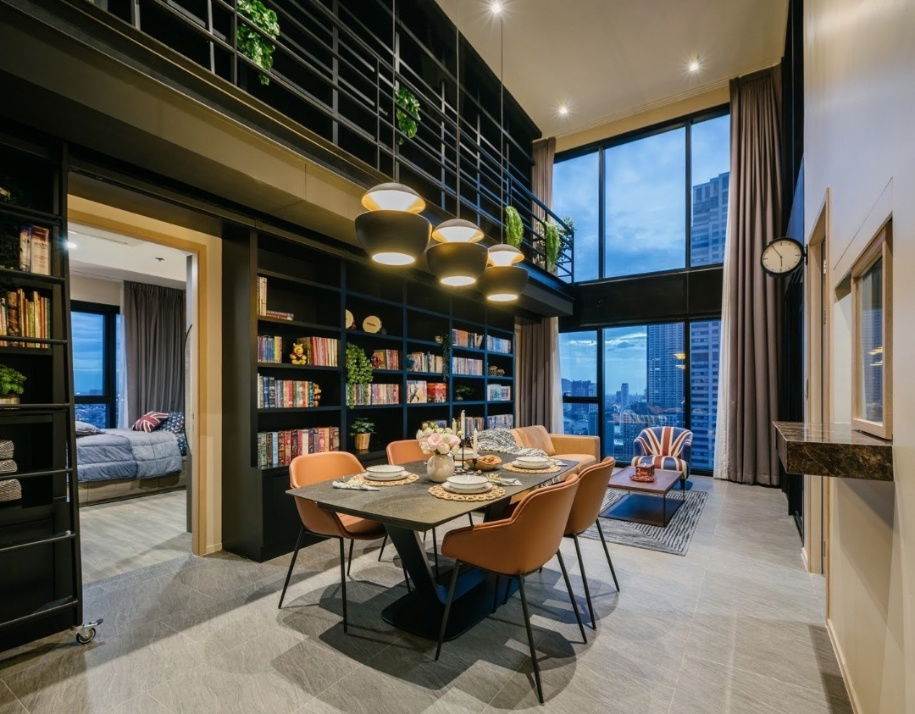 picture For rent The Lofts Silom 📣📣📣 Duplex 3 Bedrooms near Saint Louis station - 1/15