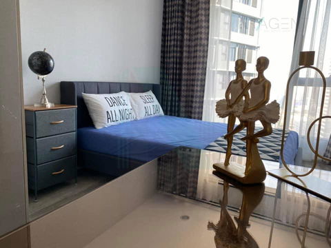 🔺 For Rent Condo IDEO MOBI ASOKE Building 1, Floor 25,2 bed room, Room size 56.00 sqm