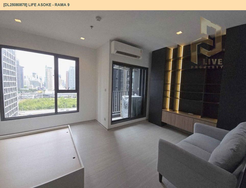 รูป DL25080878 ให้เช่าคอนโด ไลฟ์ อโศก - พระราม 9 (Life Asoke - Rama 9) ใกล้ MRT พระราม 9 พร้อมเข้าอยู่ โทรด่วน 0638692663 LineID @655ebbvc - รูปที่ 5/8