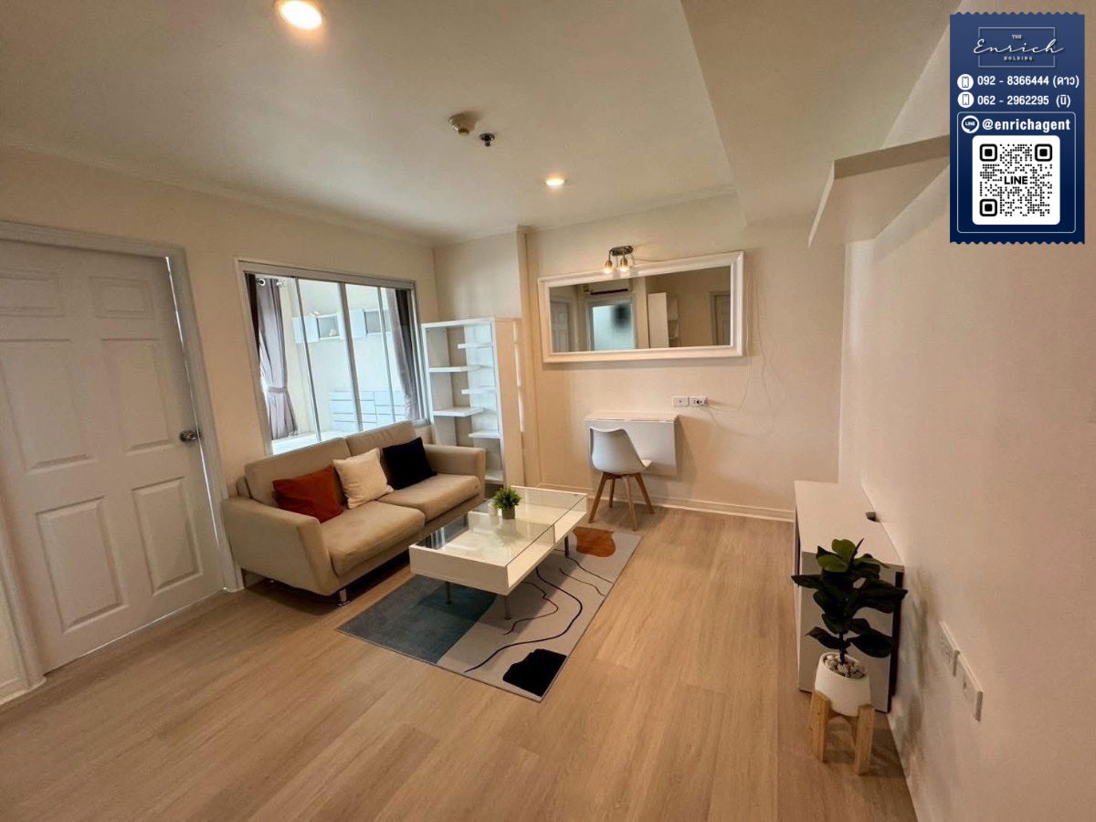 picture 💙For rent Lumpini Ville Ramkhamhaeng 44, fully furnished, ready to move in💙 Call 092-8366444 Dao // Line ID: @enrichagent - 2/7