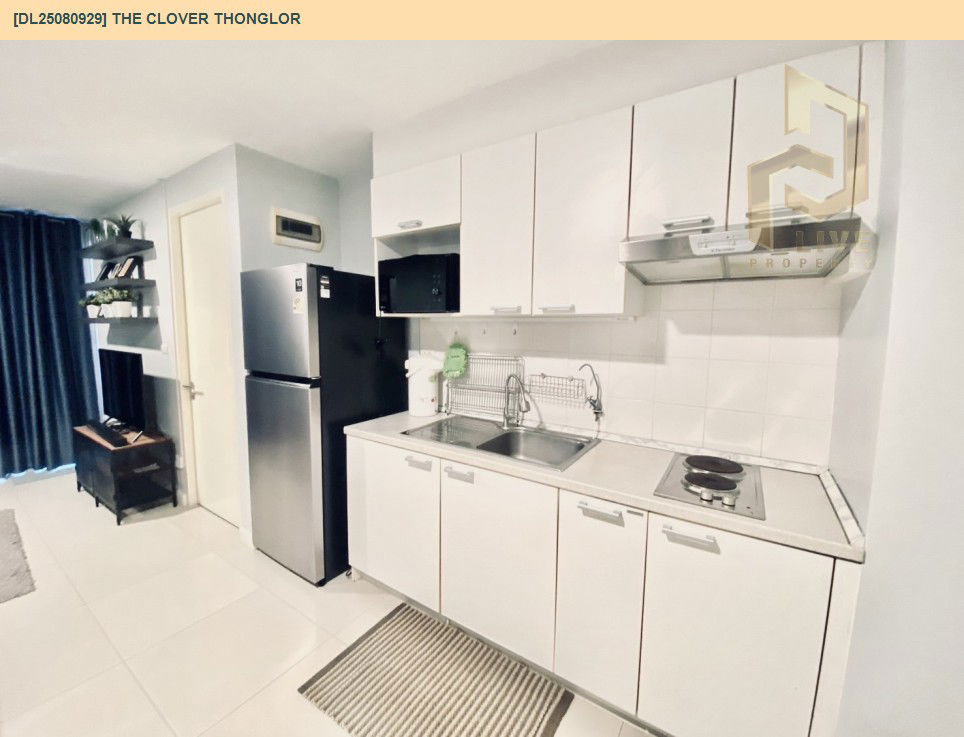 picture DL25080929 Condo for rent, The Clover Thonglor near BTS Thong Lo, ready to move in, call urgently 0656133286 LineID @655ebbvc - 12/12
