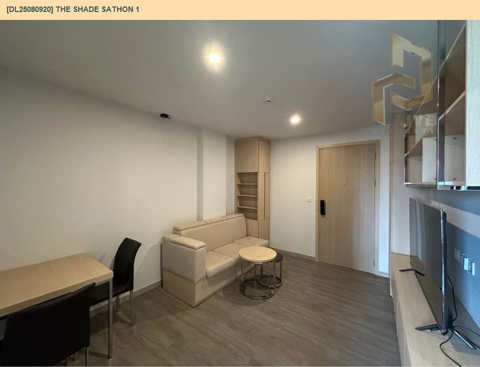 picture DL25080920 Condo for rent, THE SHADE SATHON 1 near MRT ลุมพินี, ready to move in, call urgently 0656133286 LineID @655ebbvc - 2/10