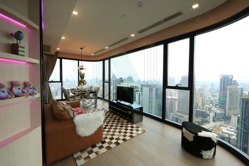 For Rent Condo ASHTON ASOKE Building 1, Floor 42,3 bed room, Room size 100.00 sqm