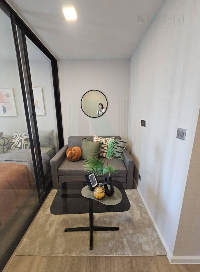 picture 🎉 For Rent Condo ATMOZ RATCHADA-HUAIKWANG Building C, Floor 7,1 bed room, Room size 24 sqm - 6/8