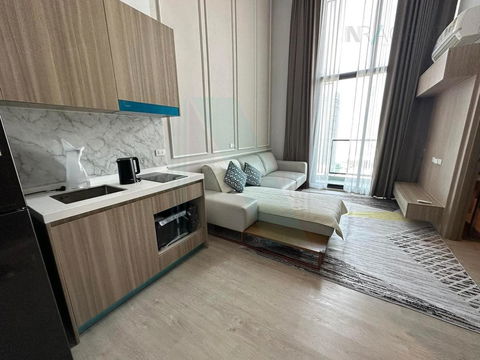📌 For Rent Condo ALTITUDE UNICORN SATHORN - THAPRA Building 1, Floor 20,Duplex, Room size 39 sqm
