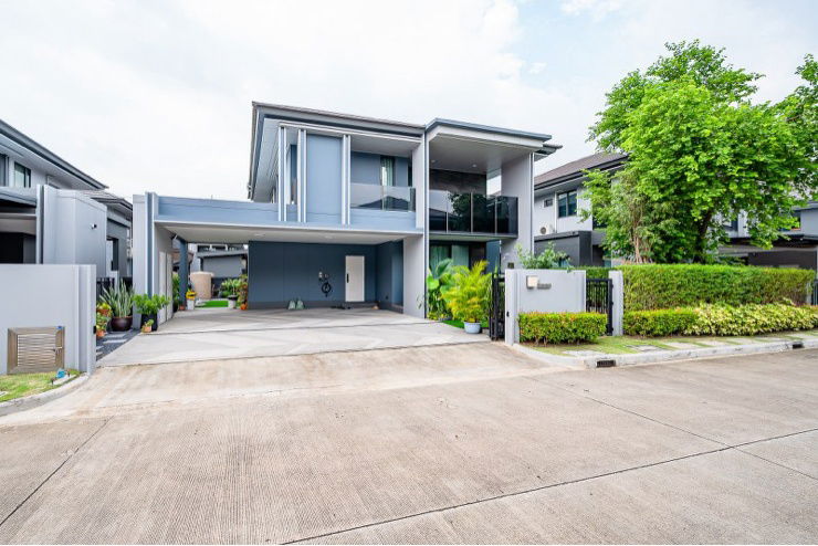 รูป ขาย🔊 เศรษฐสิริ กรุงเทพ กรีฑา 2 บ้านเดี่ยวในโครงการอยู่ในทำเลเยี่ยมของย่านศรีนครินทร์📲0809895553 k.jin - รูปที่ 2/7