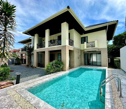 ให้เช่า บ้านเดี่ยว สวนใหญ่ และสระว่ายน้ำส่วนตัว