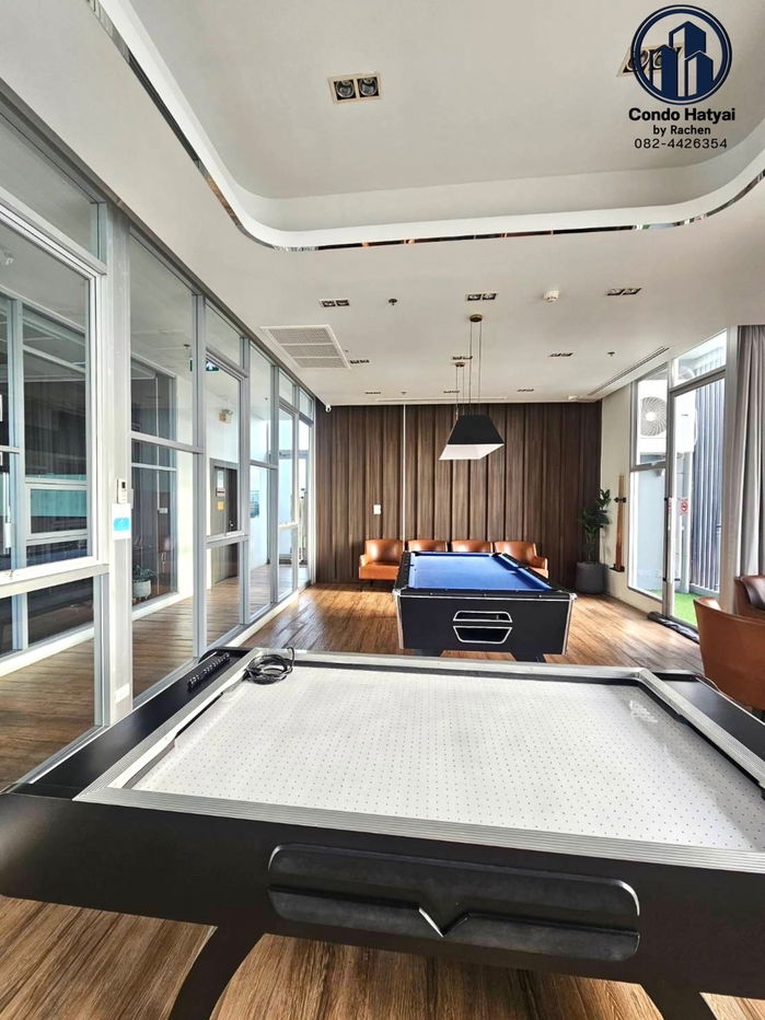 picture Condo Plus for rent, 30 meters, 1 bedroom, 1 bathroom, swimming pool view, 20th floor, room size 30 square meters, ready to move in. - 16/19