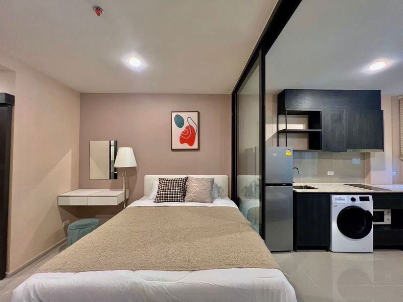picture XT Huaikhwang (1Bed 1Bath) Full furnished 30 Sqm. Rent 18,000/month▫️Line: @sanhaproperty📲095-6922871 - 7/11