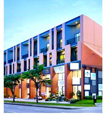 Shophouses for rent ม.ธนบุรี : Phetkasem 77-81 Wat NongKhaem Sch 1.2km.. 5bed Commercial building for rent 3.5-storey corner unit