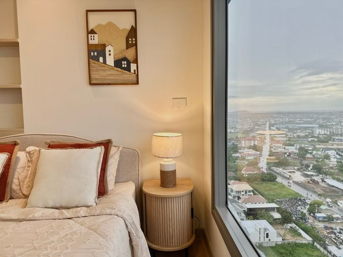 ห้องใหม่เพิ่งแต่งเสร็จ : Casalunar Mesto : 1 bed 32 ตรม ชั้น 25 วิวทะเล เฟอร์ครบ พร้อมเข้าอยู่