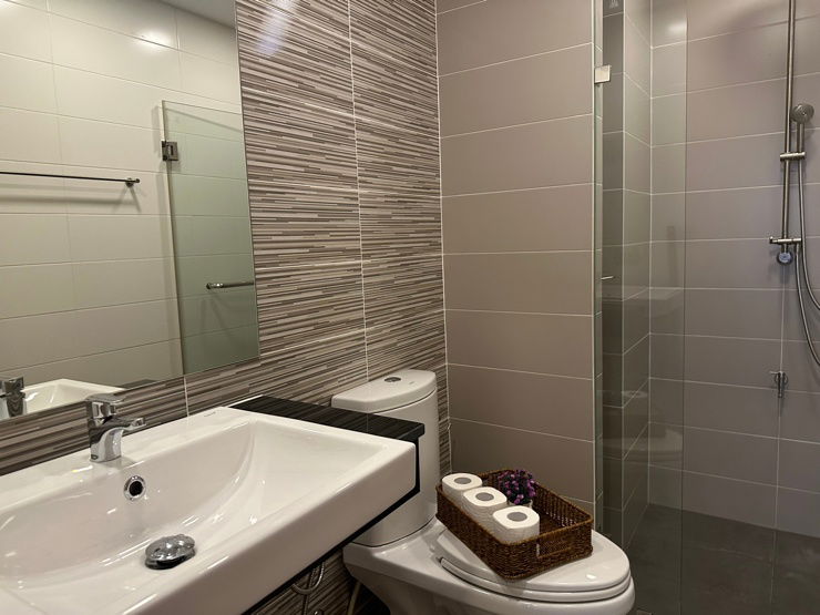 รูป ห้องใหม่เพิ่งแต่งเสร็จ : Casalunar Mesto : 1 bed 32 ตรม ชั้น 25 วิวทะเล เฟอร์ครบ พร้อมเข้าอยู่ - รูปที่ 13/14