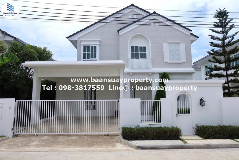 บ้านเดี่ยวให้เช่า : ให้เช่า บ้านเดี่ยว 2 ชั้น ชัยพฤกษ์ บางนา กม.15 พร้อมเข้าอยู่