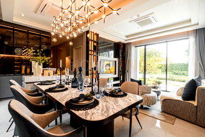 Houses for sale Market Village Suvarnaphumi : Bangkok Boulevard Bangna KM.12  4 bedrooms, for sale