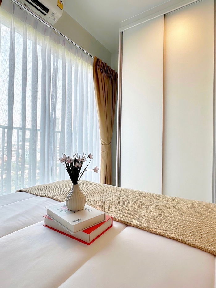 รูป Metro Sky Sathorn - Wutthakat | ราคา 12,000 บาท | ห้องสวย ห้องใหม่ เฟอร์นิเจอร์ครบ พร้อมเข้าอยู่ - รูปที่ 6/10