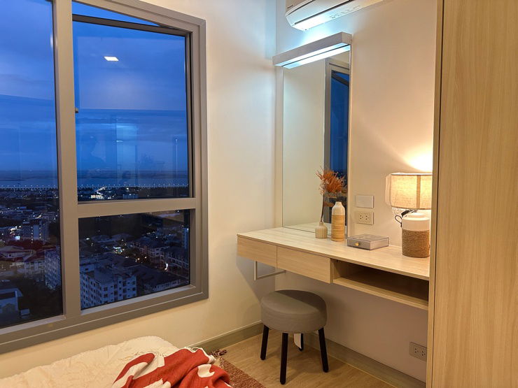 รูป ห้องใหม่เพิ่งแต่งเสร็จ : Casalunar Mesto : 1 bed 32 ตรม ชั้น 25 วิวทะเล เฟอร์ครบ พร้อมเข้าอยู่ - รูปที่ 11/14
