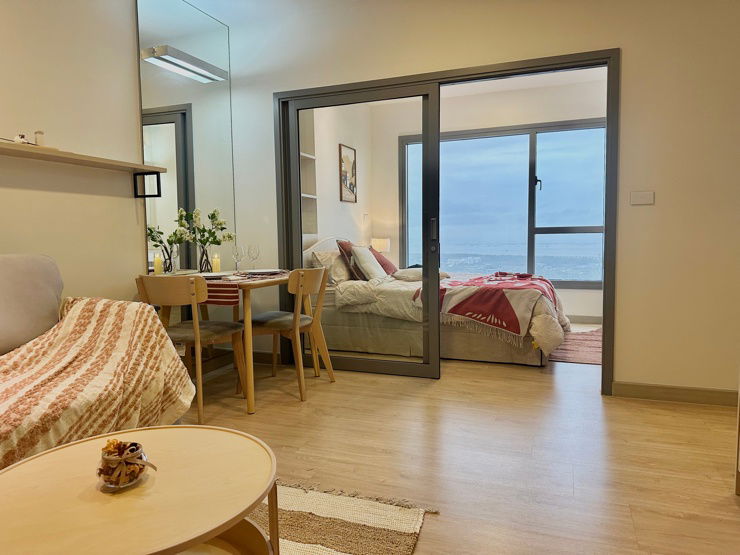 รูป ห้องใหม่เพิ่งแต่งเสร็จ : Casalunar Mesto : 1 bed 32 ตรม ชั้น 25 วิวทะเล เฟอร์ครบ พร้อมเข้าอยู่ - รูปที่ 8/14